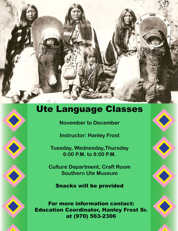 ute language classes flyer