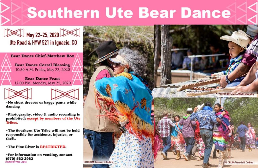 Southern Ute Bear Dance May 22-25, 2020 Ute Road & Hwy 521 in Ignacio, CO