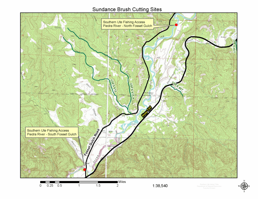 Piedra River brush location 2025