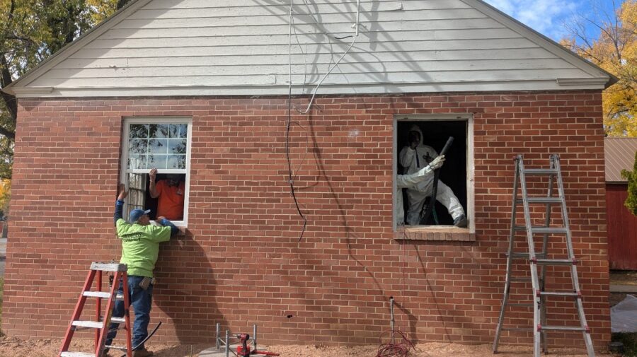 Old KSUT Radio Station Windows Replacement To Remediate Lead-based Paint
